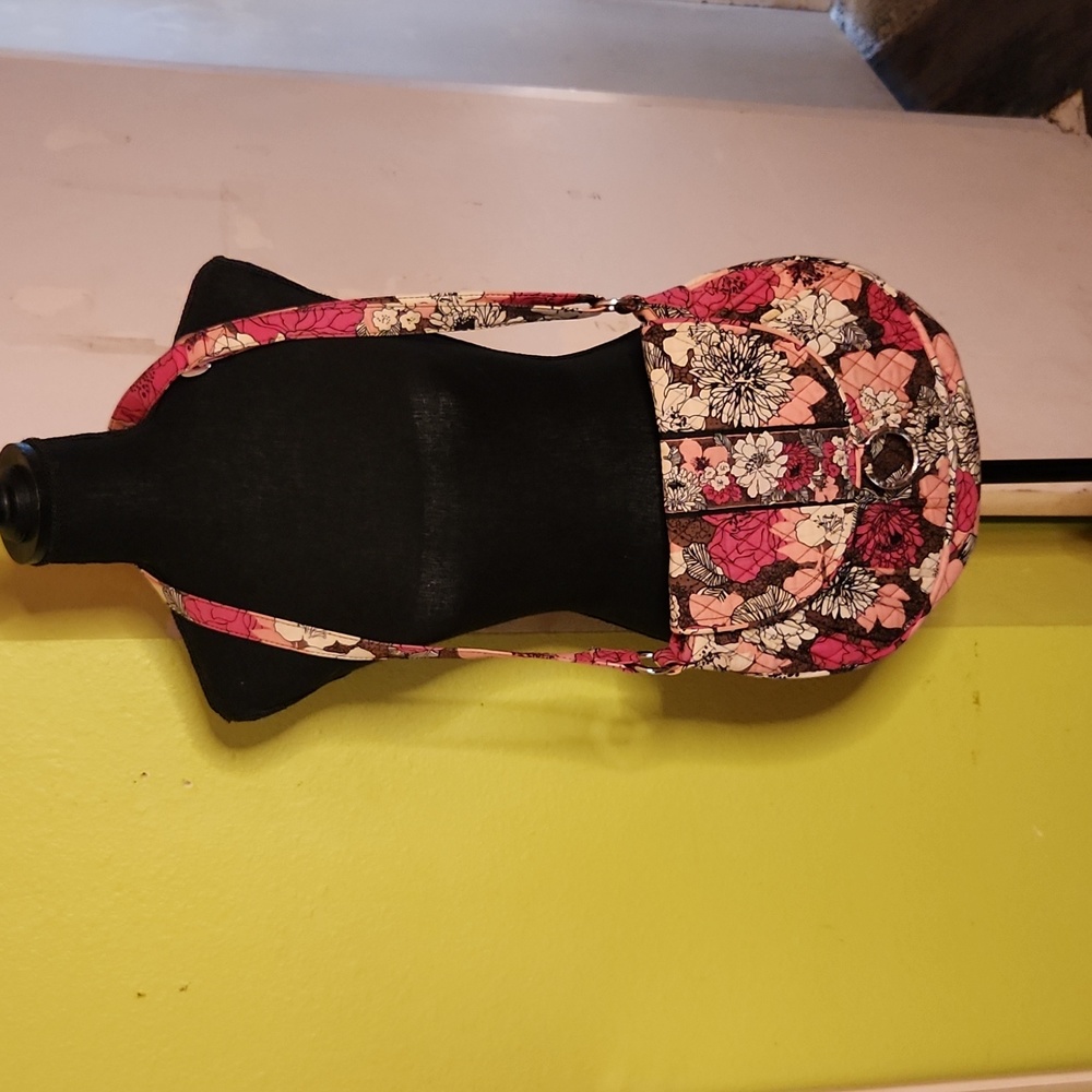 Vera Bradley mocha rogue saddle up crossbody bag